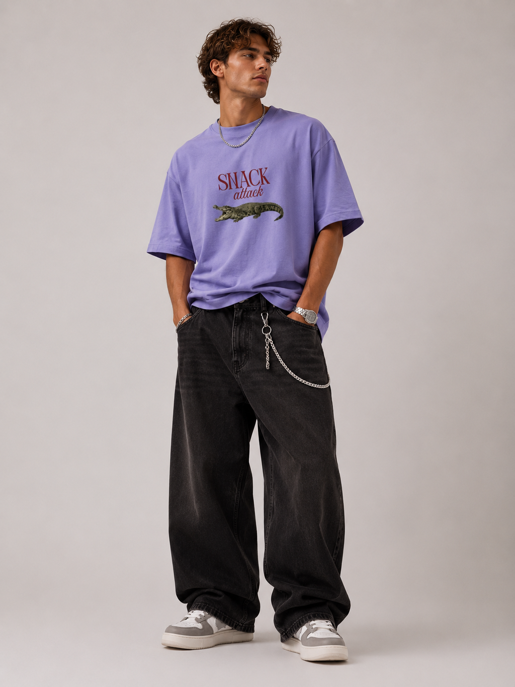 Oversize T-shirt Snack Attack