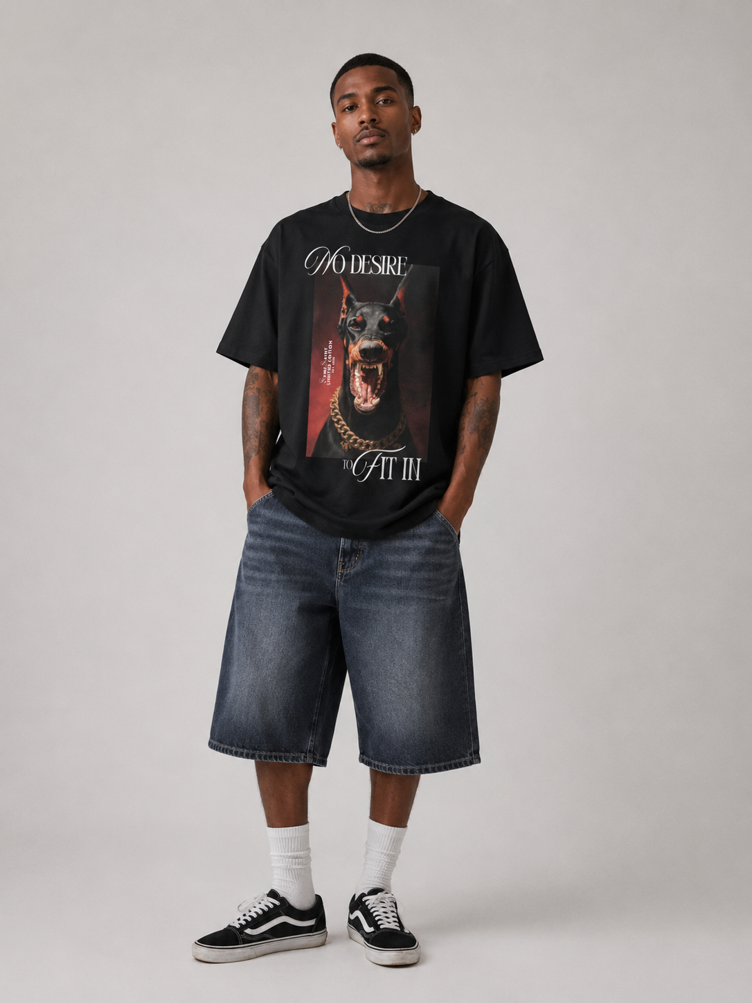 Oversize T-shirt No Desire to Fit in