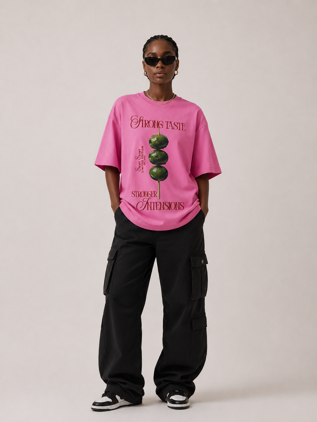 Oversize T-shirt Olives