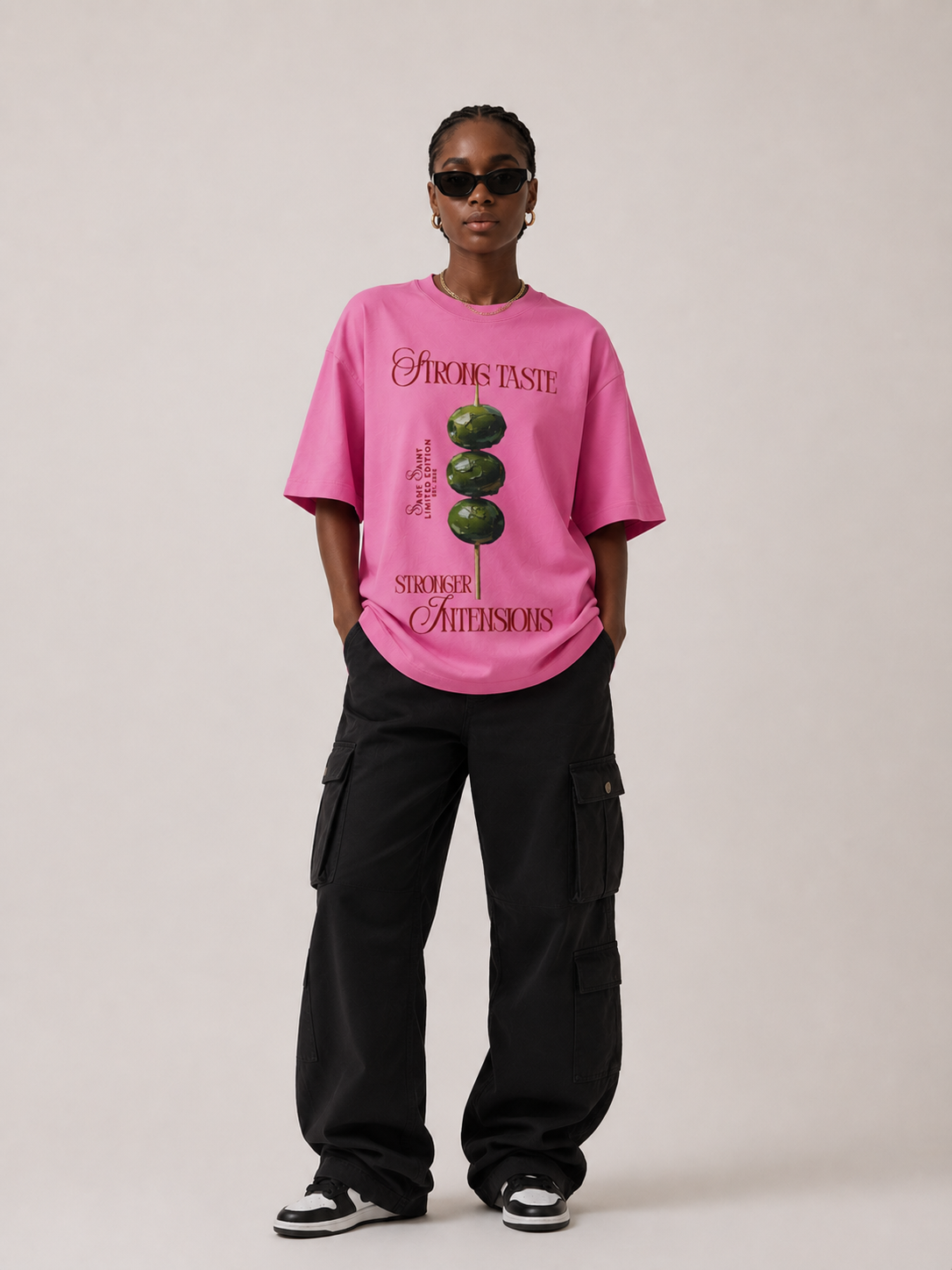 Oversize T-shirt Olives