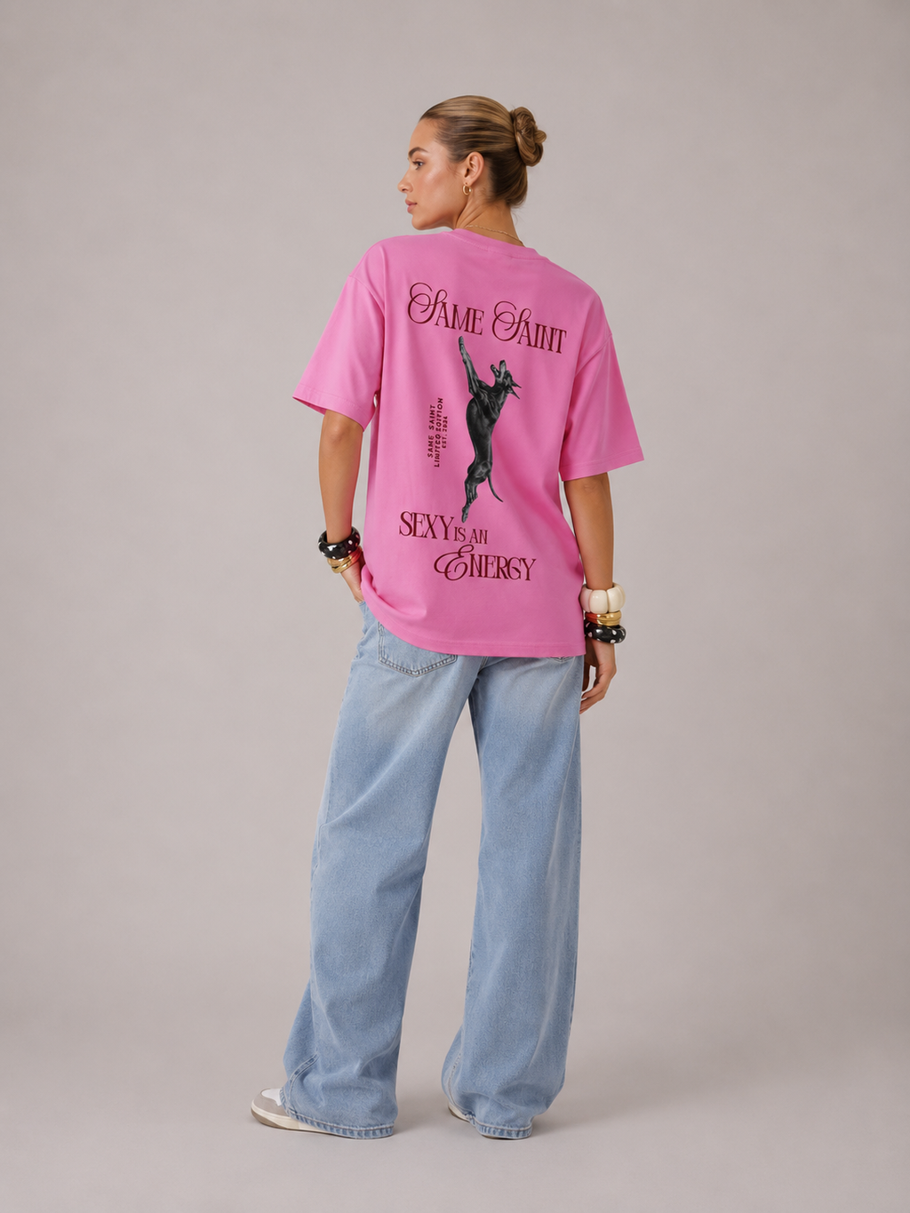 Oversize T-shirt Bubble Pink